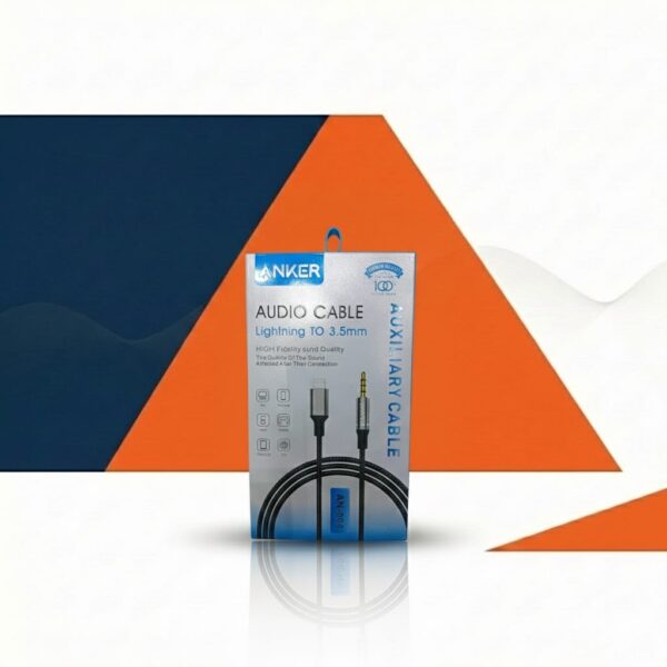 كابل AUX Anker Lightning إلى 3.5 ملم - موديل AN-004 - جودة Hi-Fi